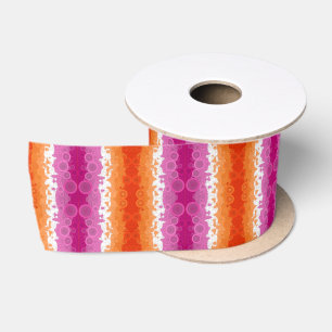 Bruisende Boheemse Groovy Abstracte Lesbische Prid Lint
