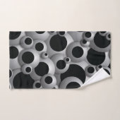 Bruisende Bubbels Zwart Bad Handdoek (Handdoek)