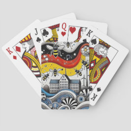 Bruisende Duitse Industrie Pokerkaarten