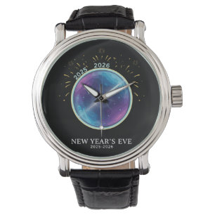Bruisende Hemelse Klok Oud en Nieuw 2026 Feest Horloge
