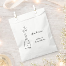 Bruisende knallende champagnefles bruidsdouche