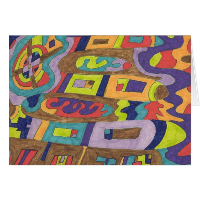 Bruit joyeux, abstrait (Devant horizontal)