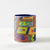 Bruit joyeux, Mug d'art Abstrait (Centre)