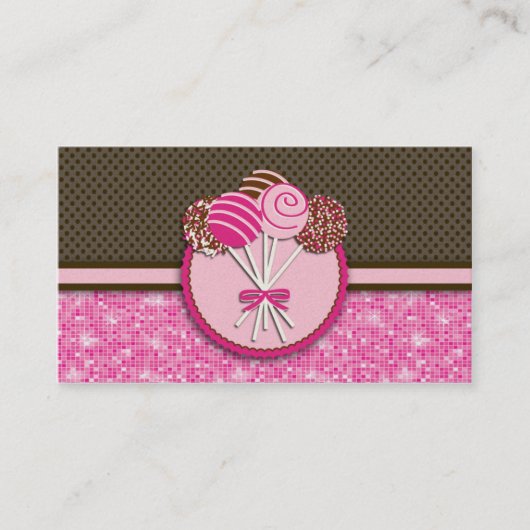 Bruits de gâteau de rose et de brun : Cartes de (Devant)