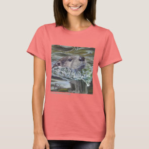 Bruits de loutre ! Long T-shirt de douille