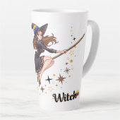 Bruja Venezolana | Funny Spooky Mug latte 2025 Latte Mok (Rechterhoek)