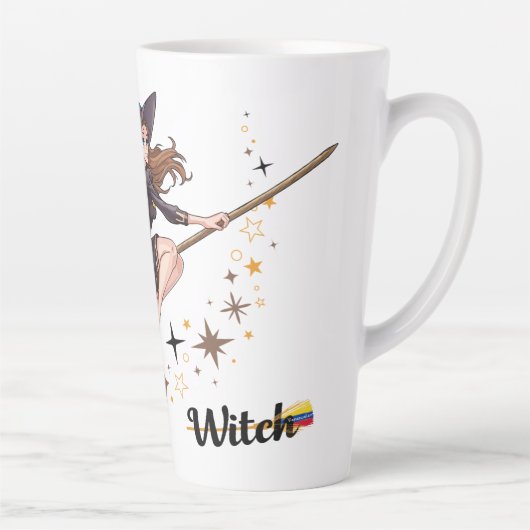 Bruja Venezolana | Funny Spooky Mug latte 2025 Latte Mok (Rechts)