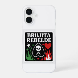 Brujita Rebelde Telefoonzaak – Witchy Latina Pride iPhone 16 Hoesje