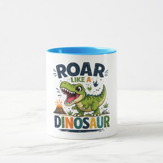 Brul als een Dinosaurus Mok (Midden)