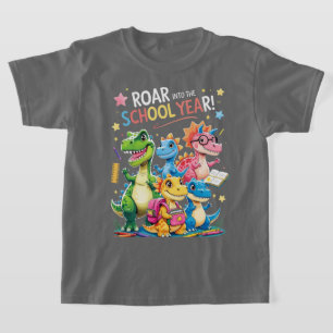 Brul het schooljaar in – Schattige dinosaurus teru T-shirt