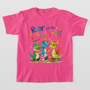 Brul het schooljaar in – Schattige dinosaurus teru T-shirt