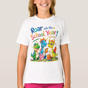 Brul het schooljaar in – Schattige dinosaurus teru T-shirt