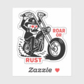 Brul of Roest Sticker (Vel)