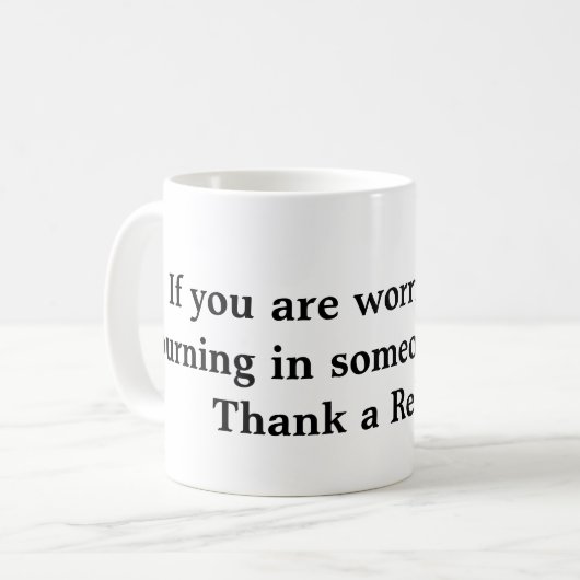 brûlant dans une tasse d'enfer (Devant gauche)