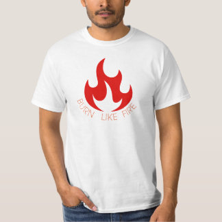 BRÛLER COMME UN T-shirt OEuvre
