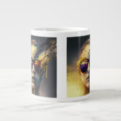 Brûler des lunettes Jumbo Mug (Devant)