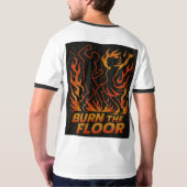 Brûler le T-shirt de la Salsa dansante (Dos)