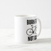 Brûler les graisses et non pas le gaz café Mug (Devant droit)