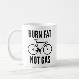 Brûler les graisses et non pas le gaz café Mug