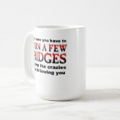 Brûler Quelques Ponts Drôle Mug (Devant gauche)