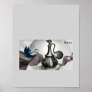 Brûleur d'Encens Vintage Affiche d'Art Antique A