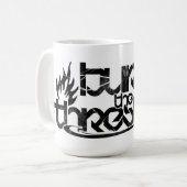 Brûlez la tasse de café de seuil (Devant gauche)