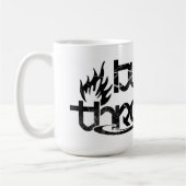 Brûlez la tasse de café de seuil (Gauche)