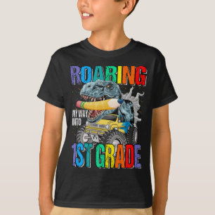 Brullen mijn weg naar 1e klas Monster Truck T-shirt