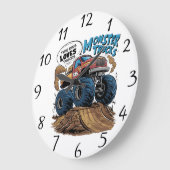 Brullend beest raast door de aarde grote klok (Hoek)