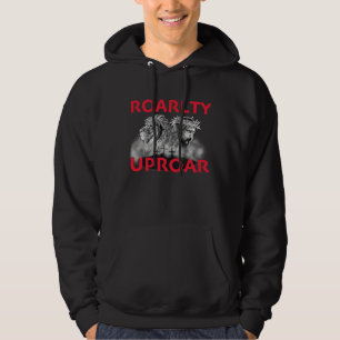 Brullend Gebrul Vet Brullende leeuwen Hoodie