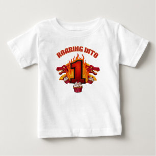 Brullend naar 1 Draken Verjaardags T-Shirt
