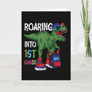Brullend naar de 1e klas Dinosaurus Terug naar sch Kaart