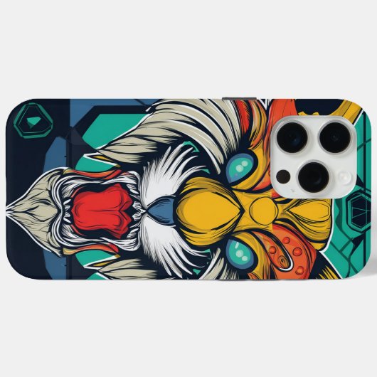 brullende koningscobar Case-Mate iPhone case (Achterkant (horizontaal))