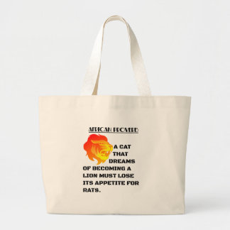 Brullende Leeuwenkop Grote Tote Bag