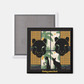 Brullende Pumas Harten Magneet (Voorkant / Achterkant)