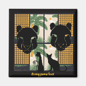 Brullende Pumas Harten Magneet (Voorkant)