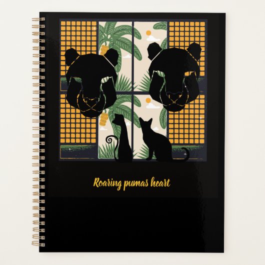 Brullende Pumas Harten Planner (Voorkant)