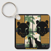 Brullende Pumas Harten Sleutelhanger (Voorkant)