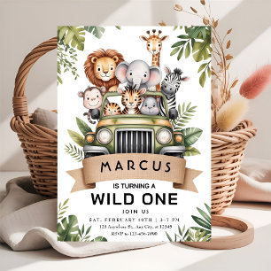 Brullende Safari Jungle Viering Kaart