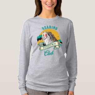 Brullende Sundown Club Sabeltandtijger T-shirt