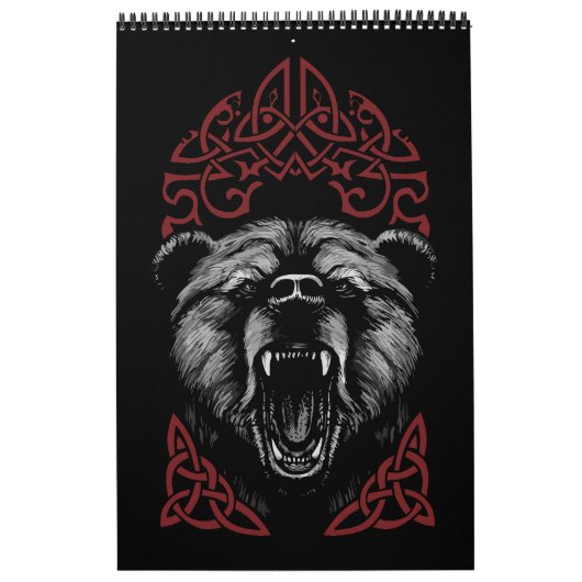 Brullende Vikingbeer Kalender (Hoes)