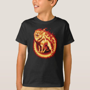 Brullende Vuur Leeuw T-shirt