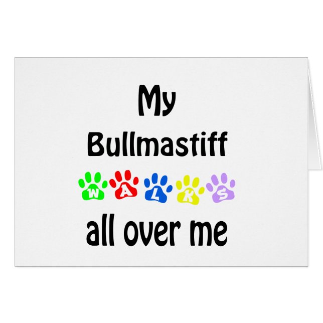 Brullmastiff Walks Design (Devant horizontal)