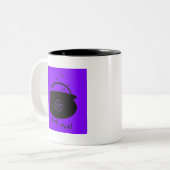 Brûlure de feu et bulle de Cauldron... Mug de sorc (Devant gauche)