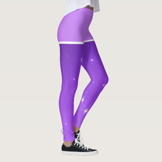 "BRUME VIOLETTE" - LEGGING DE VÊTEMENTS ACTIFS (Droite)