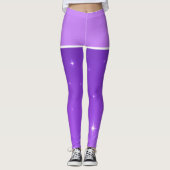 "BRUME VIOLETTE" - LEGGING DE VÊTEMENTS ACTIFS (Devant)