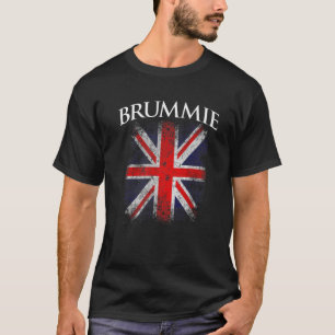 Brummie Retro British Flag Funny T-shirt