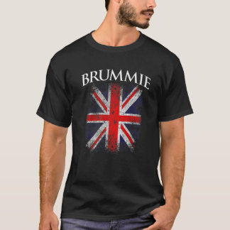 Brummie  Retro British Flag Funny T-shirt