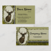 Brun à chaînes de ~ de cartes de visite (Devant / Derrière)