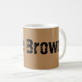 Brun de code de tasse d'infirmière (Devant droit)